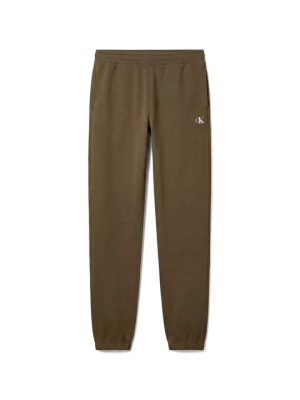 Spodnie dresowe Calvin Klein Jeans oliwkowy