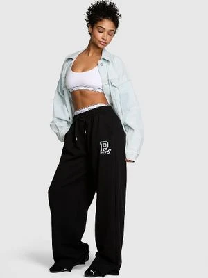 Spodnie dresowe Campus Fleece szeroka nogawka z Victoria's Secret