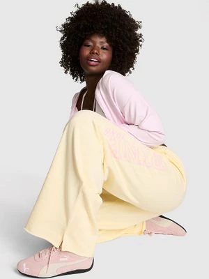 Spodnie dresowe Campus Fleece szeroka nogawka z Victoria's Secret