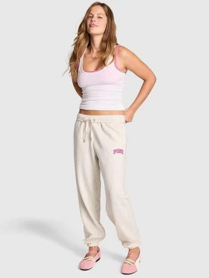 Spodnie dresowe Campus Fleece Victoria's Secret Szary