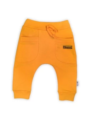 Spodnie dresowe chłopięce - żółte Nicol