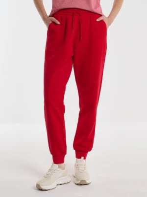Spodnie dresowe damskie czerwone Foxie 603/ Megan 603 BIG STAR