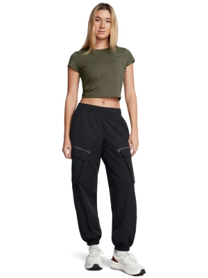 Spodnie casual cargo damskie Under Armour Unstoppable Cargo Pant - czarne