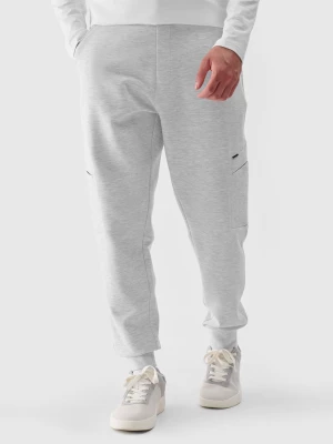 Spodnie dresowe joggery męskie - szare 4F
