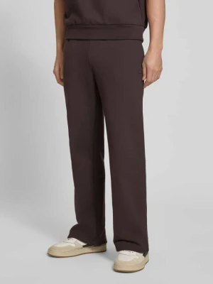 Spodnie dresowe krój loose fit z czystej Bawełna Lacoste