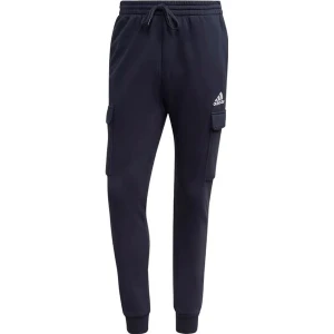 Spodnie dresowe męskie Essentials Fleece Regular Tapered Cargo Adidas