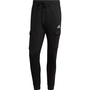 Spodnie dresowe męskie Essentials Fleece Regular Tapered Cargo Adidas