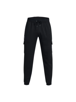 Spodnie dresowe męskie Under Armour UA Essential Flc Cargo Pant - czarne