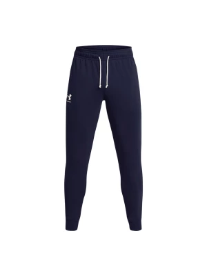 Spodnie dresowe męskie Under Armour UA Rival Terry Jogger - granatowe