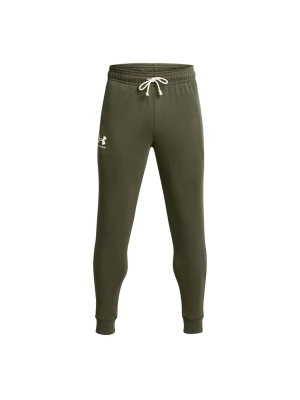 Spodnie dresowe męskie Under Armour UA Rival Terry Jogger - khaki