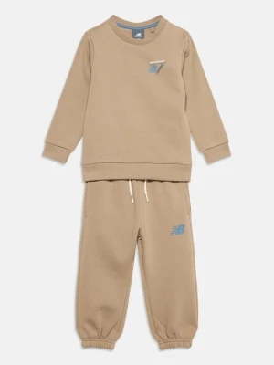 Spodnie dresowe New Balance beżowy