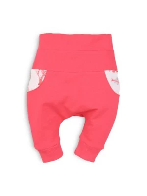 Spodnie dresowe niemowlęce - różowe NINI