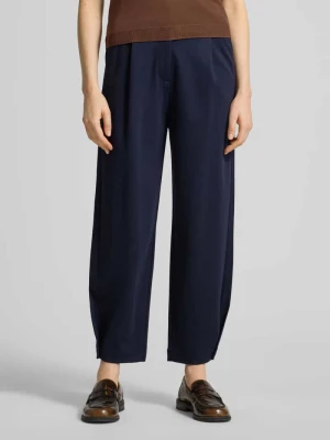 Spodnie dresowe o kroju barrel fit z mieszanki wiskozy s.Oliver RED LABEL