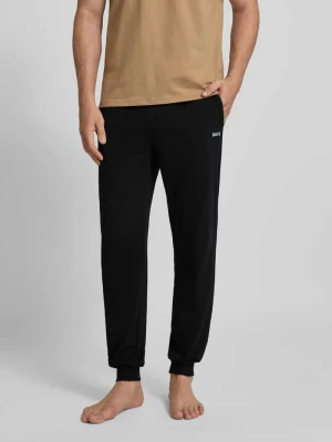 Spodnie dresowe o kroju comfort fit z mieszanki bawełny model ‘MIX&MATCH PANTS’ Boss