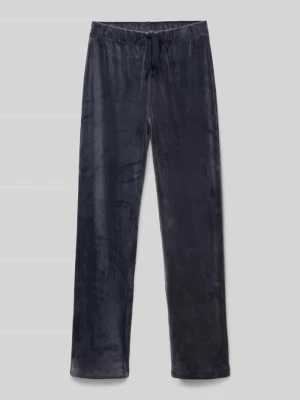 Spodnie dresowe o kroju regular fit z imitacji aksamitu model ‘REBEL’ Only