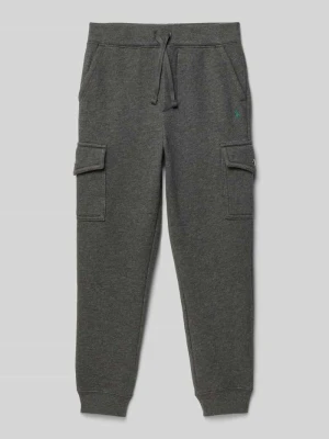 Spodnie dresowe o kroju regular fit z kieszeniami cargo Polo Ralph Lauren Kids