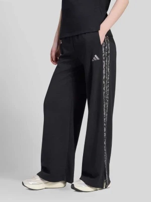 Spodnie dresowe o kroju regular fit z mieszanka bawełny Adidas Czarny