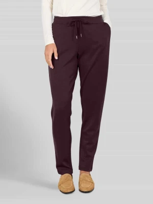Spodnie dresowe o kroju regular fit z mieszanka modalu model 'SC-BANU 157' Soyaconcept Czekoladowy