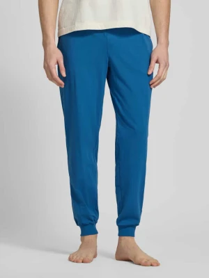 Spodnie dresowe o kroju regular fit z mieszanki bawełny Boss