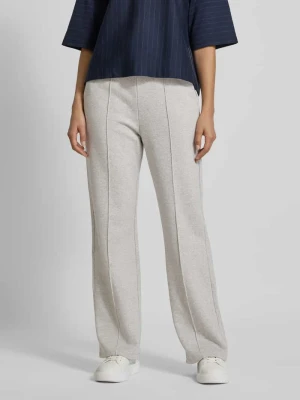 Spodnie dresowe o kroju regular fit z mieszanki bawełny model ‘FOLK’ Weekend Max Mara