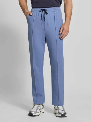 Spodnie dresowe o kroju regular fit z mieszanka bawełny model 'JT_MEMBER HURLEY' BOSS Green