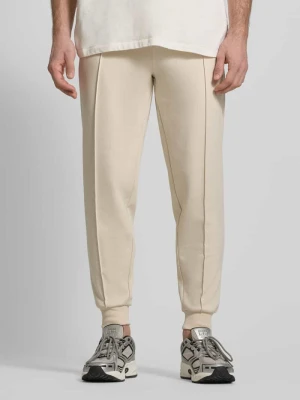 Spodnie dresowe o kroju regular fit z mieszanki bawełny model ‘SENSE’ Boss