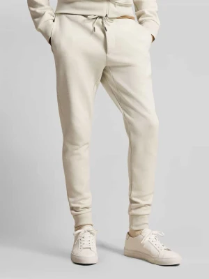 Spodnie dresowe o kroju regular fit z mieszanki bawełny Polo Ralph Lauren Beżowy