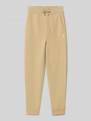Spodnie dresowe o kroju regular fit z mieszanki bawełny Polo Ralph Lauren Teens