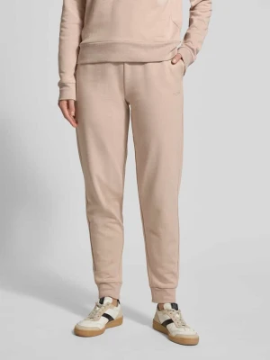 Spodnie dresowe o kroju regular fit z mieszanki lyocellu model ‘CP STRIPE PANTS’ Boss