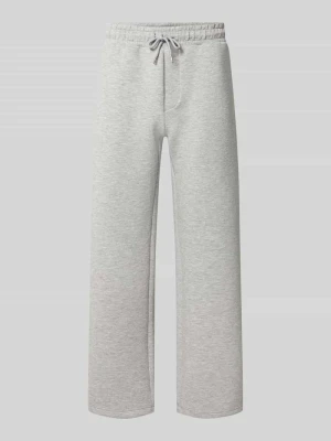 Spodnie dresowe o kroju regular fit z mieszanki materiałów model 'BILL LEGACY' Jack&Jones Jasnoszary melanż