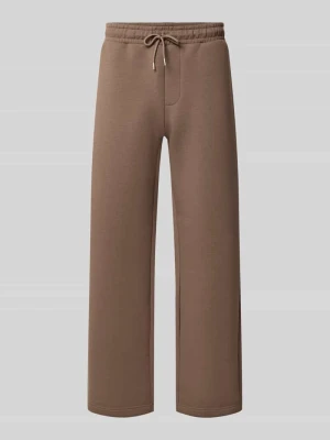 Spodnie dresowe o kroju regular fit z mieszanki materiałów model 'BILL LEGACY' Jack&Jones Khaki