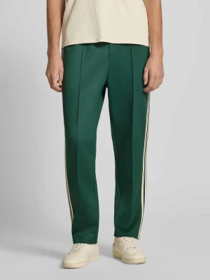 Spodnie dresowe o kroju regular fit z paskami w kontrastowym kolorze model ‘RIBER’ Only & Sons
