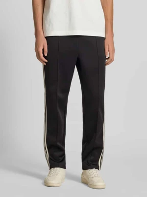 Spodnie dresowe o kroju regular fit z paskami w kontrastowym kolorze model ‘RIBER’ Only & Sons