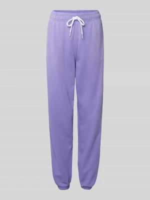 Spodnie dresowe o kroju regular fit z tunelem model ‘Knit’ Polo Ralph Lauren