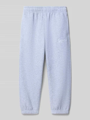 Spodnie dresowe o kroju regular fit z wyhaftowanym logo Karl Kani
