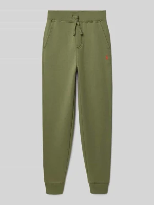 Spodnie dresowe o kroju regular fit z wyhaftowanym logo Polo Ralph Lauren Teens