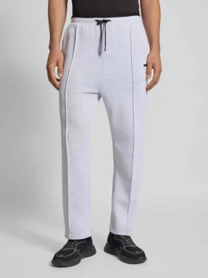 Spodnie dresowe o kroju relaxed fit z dodatkiem bawełny BOSS Green