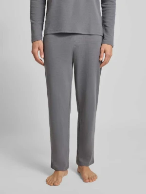 Spodnie dresowe o kroju relaxed fit z mieszanki bawełny Boss