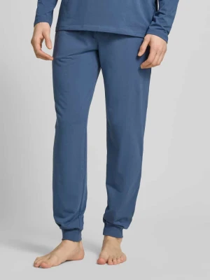 Spodnie dresowe o kroju relaxed fit z wyhaftowanym logo model ‘Mix&Match’ Boss