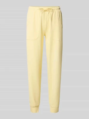 Spodnie dresowe o kroju slim fit z dodatkiem wiskozy Christian Berg Woman