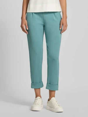 Spodnie dresowe o kroju slim fit z kontrafałdą Christian Berg Woman