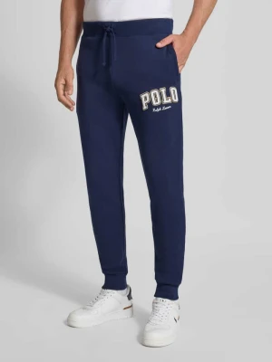 Spodnie dresowe o kroju slim fit z wyhaftowanym logo Polo Ralph Lauren