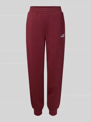 Spodnie dresowe o kroju slim fit z wyhaftowanym logo Puma