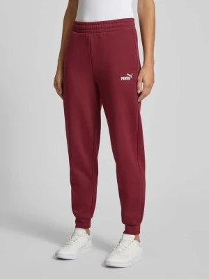 Spodnie dresowe o kroju slim fit z wyhaftowanym logo Puma