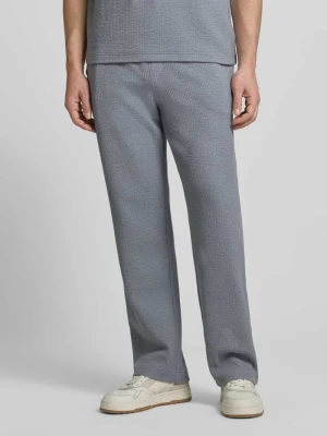 Spodnie dresowe o kroju straight fit z elastycznym pasem JAKE*S STUDIO MEN