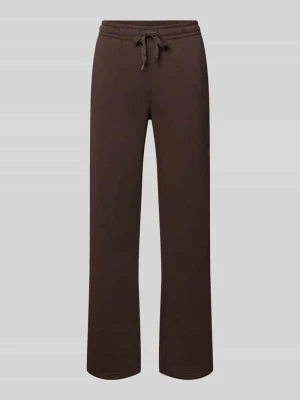 Spodnie dresowe o kroju straight fit z tunelem Gina Tricot