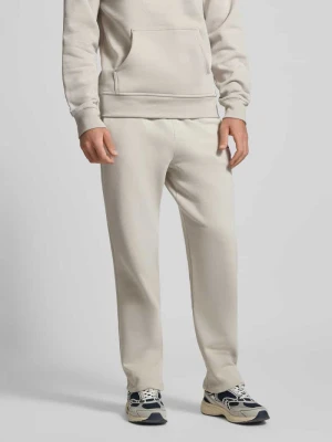 Spodnie dresowe o kroju straight fit z wyhaftowanym logo Champion