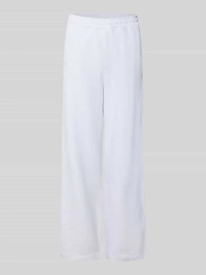 Spodnie dresowe o kroju wide fit z czystej bawełny model 'Cassie' Carhartt WIP Jasnoszary
