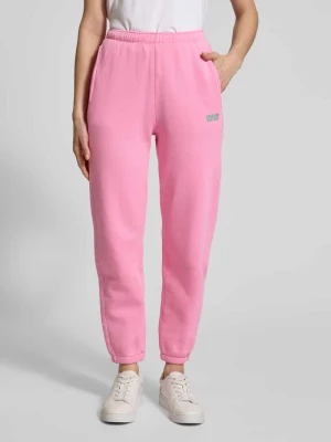 Spodnie dresowe o luźnym kroju z kieszeniami z boku model ‘ZUBIRD’ American vintage