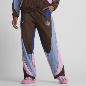 Spodnie dresowe PUMA HOOPS x KIDSUPER, Odzież, Brązowy,